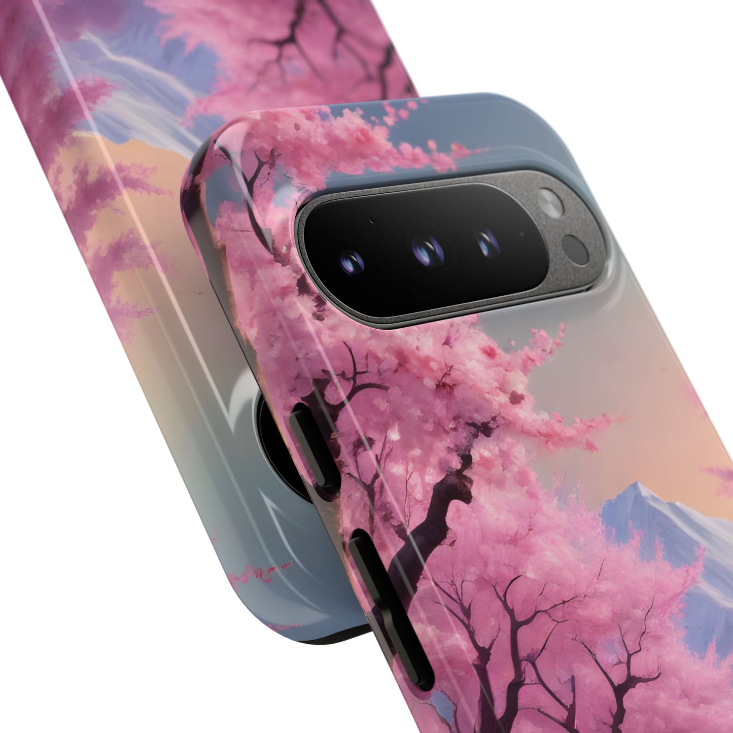 Funda para teléfono con diseño de flor de cerezo, estética primaveral, funda resistente para teléfono, diseño floral, regalo para amantes de la naturaleza, funda Sakura.