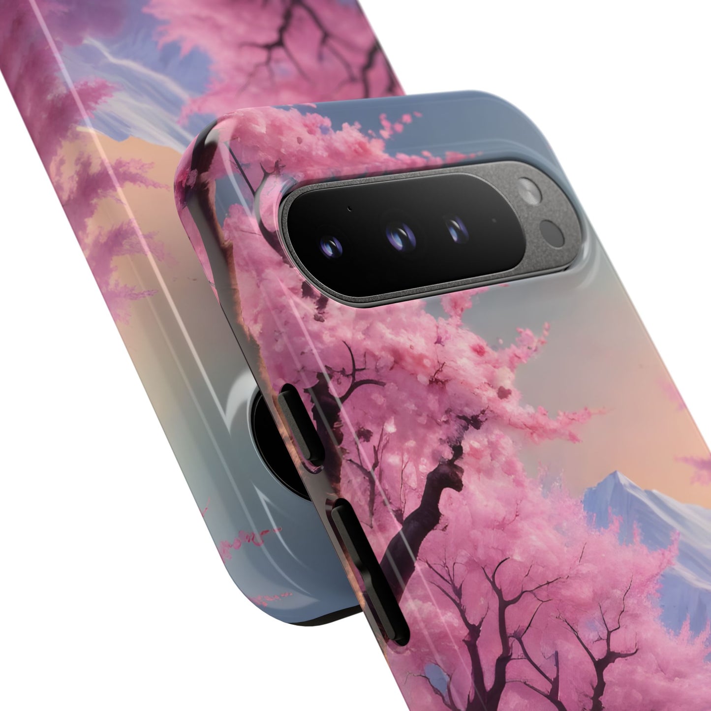 Funda para teléfono con diseño de flor de cerezo, estética primaveral, funda resistente para teléfono, diseño floral, regalo para amantes de la naturaleza, funda Sakura.