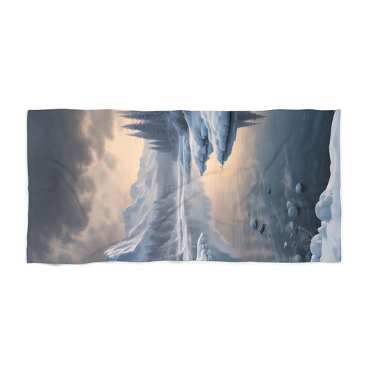 Arctic Dusk Beach Towel - 36’’ × 72’’ - Home Decor