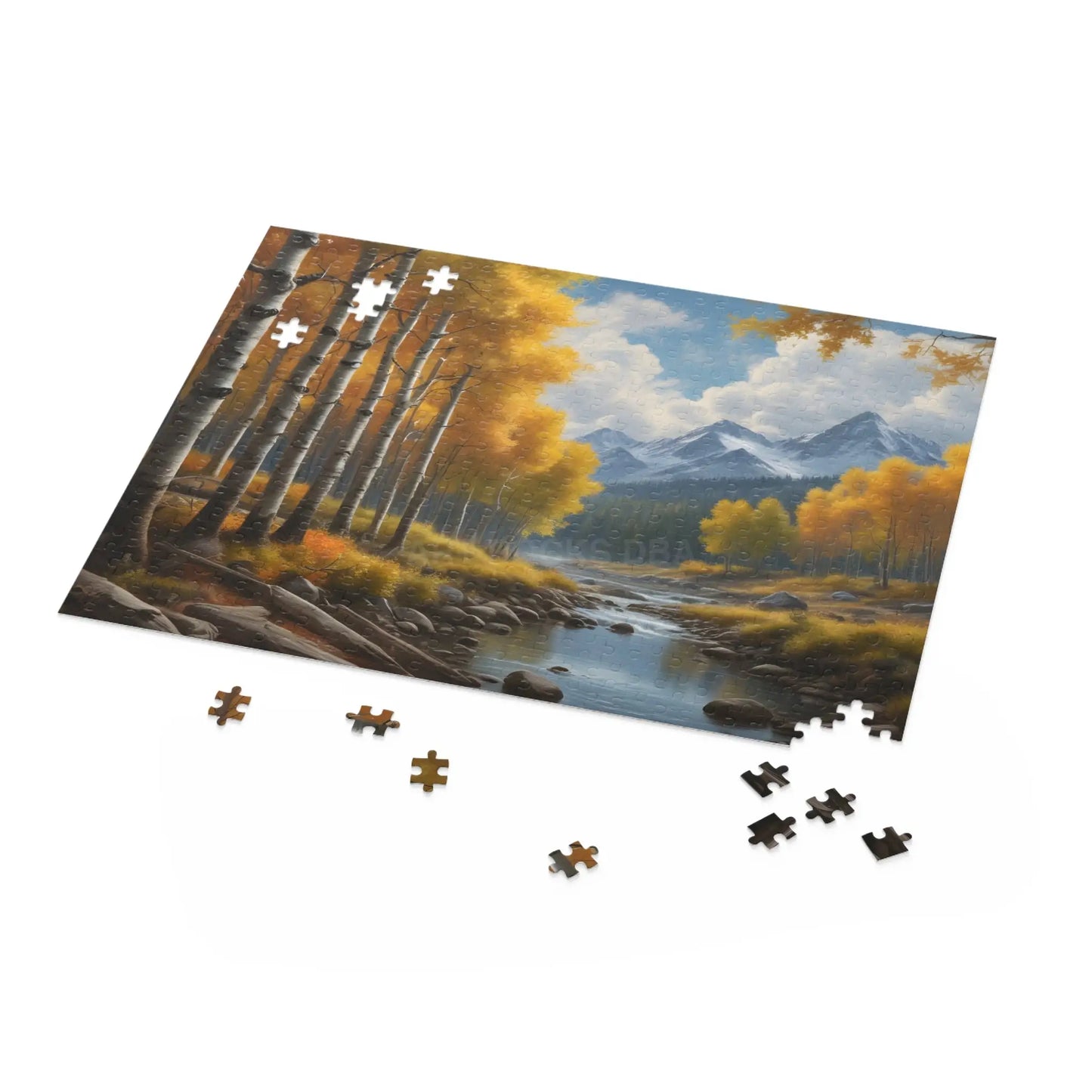 Aspen Creek Mountain Jigsaw Puzzle — (120/252/500 pieces) - Puzzle