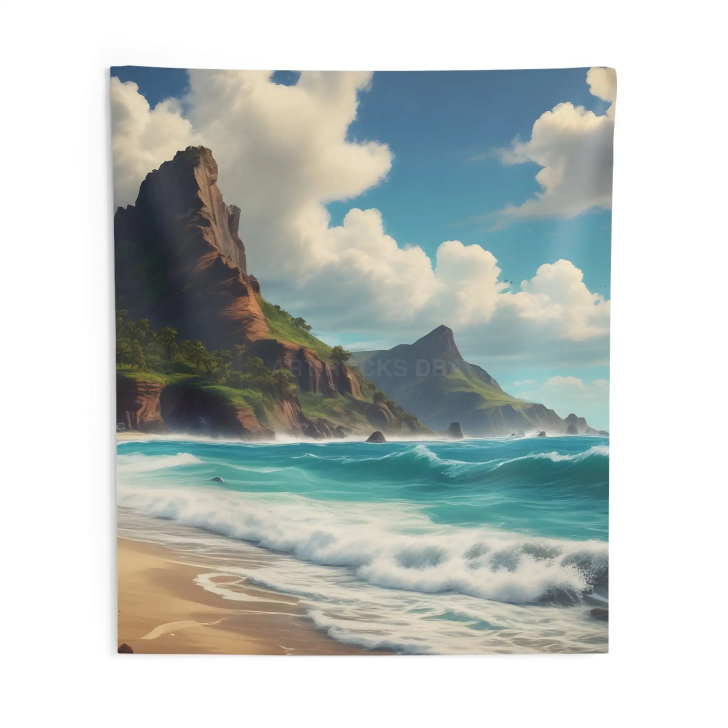 Beach Sunset Indoor Wall Tapestry Boho Home Decor Ocean Vibe Art Living Room Wall Hanging Coastal Decoration - 88’’ ×