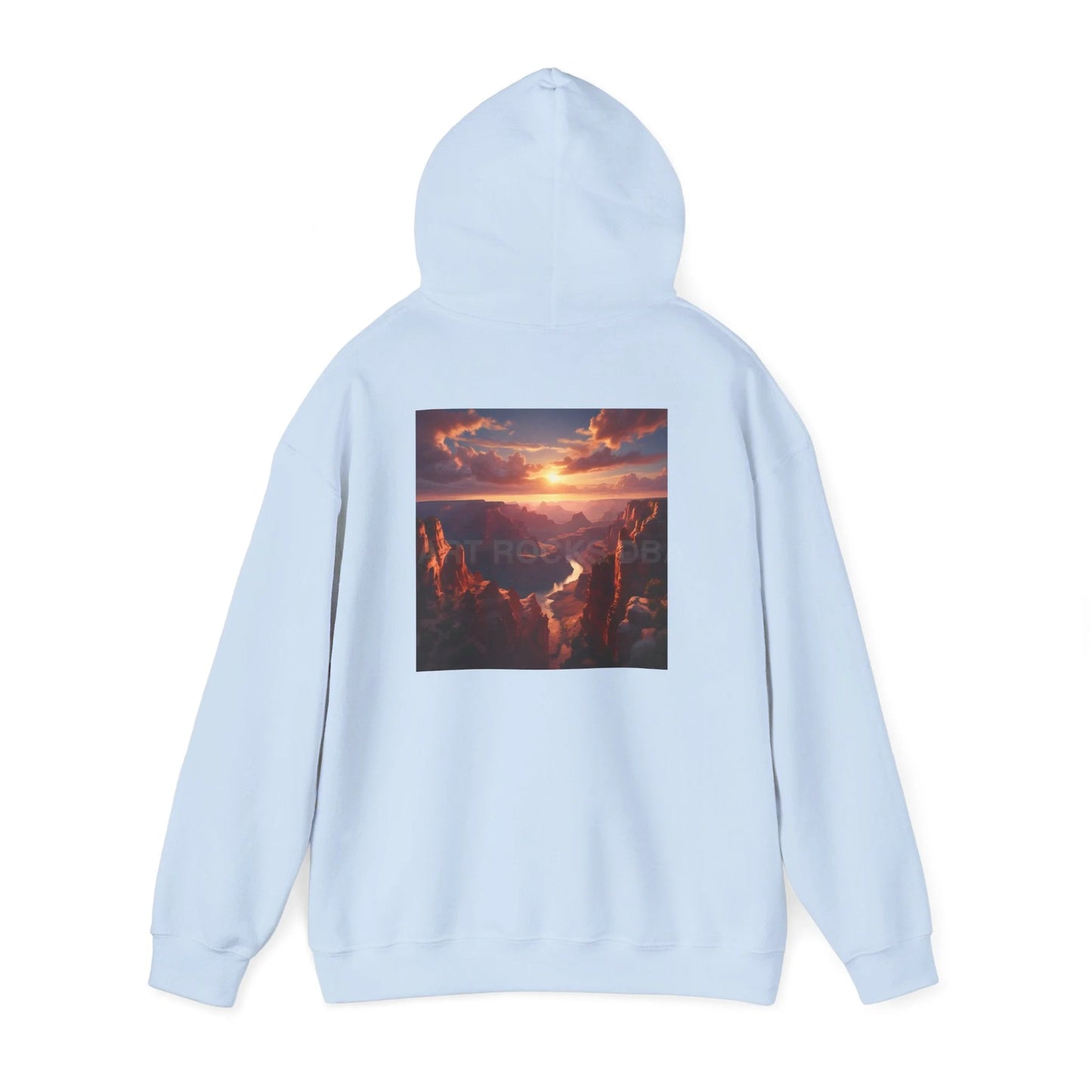 Canyon Hooded Sweatshirt - Cozy Unisex Sweatshirt for Artists Gift for Art Lovers Casual Wear Unique Graphic Hoodie