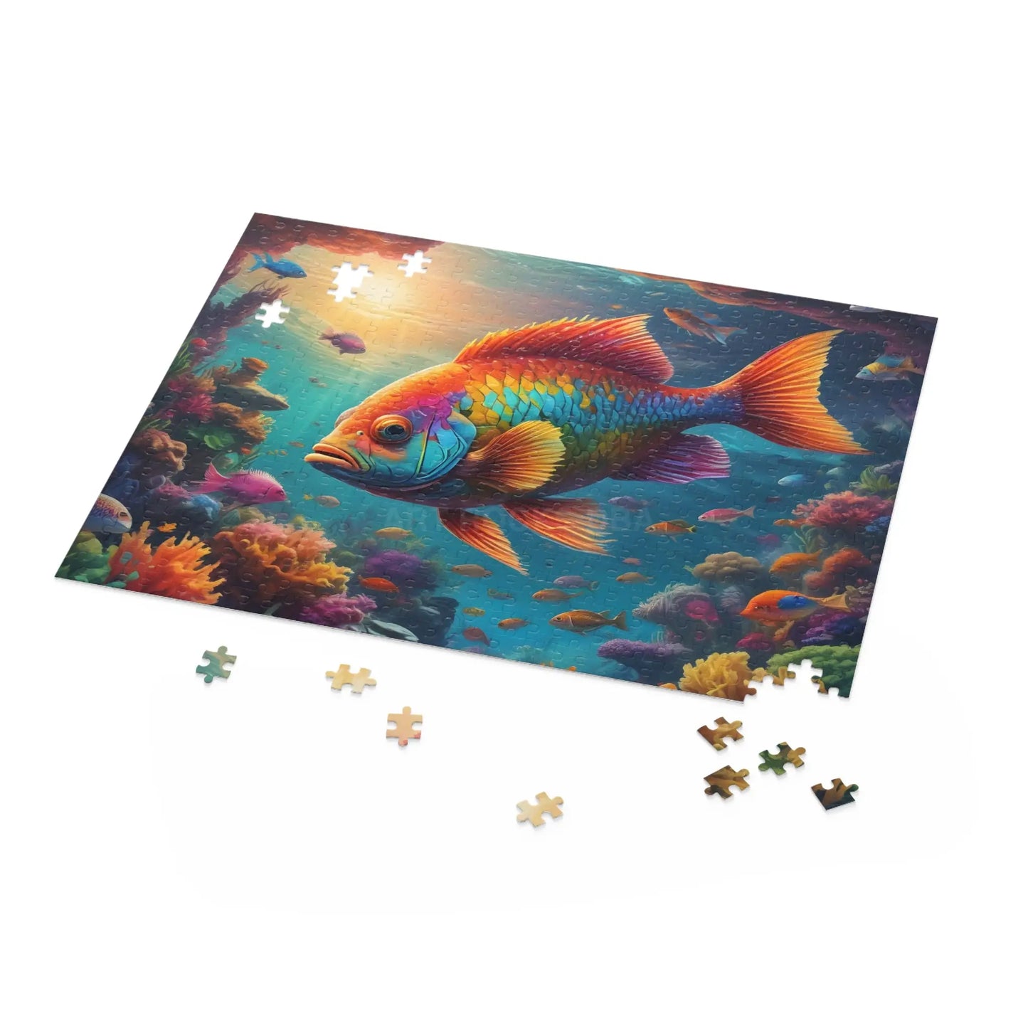 Colorful Tropical Fish Jigsaw Puzzle — 120/252/500 Pieces - Puzzle