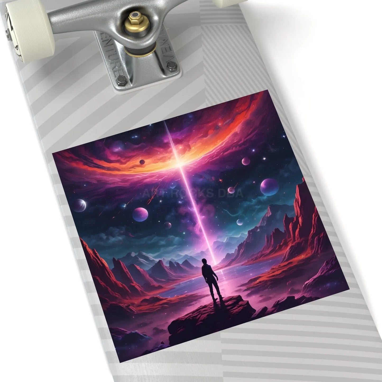 Cosmic Adventure Stickers Space Art Decals for Home Decor Party Favors Gift Ideas Astronomy Lovers - Paper products