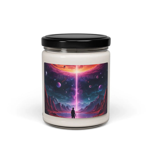 Cosmic Dream Scented Soy Candle 9oz - Relaxing Home Decor Aromatherapy Gift Self-Care Essential Unique Gift for Space