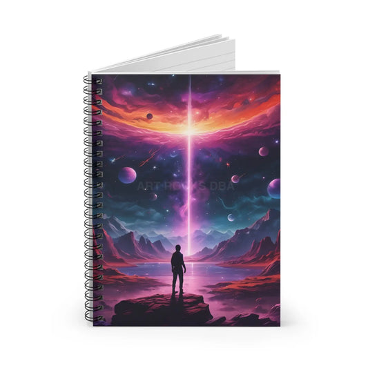 Cosmic Dream Spiral Notebook - Ruled Lines Aesthetic Journal for Artists Gift for Students Wanderlust Diary