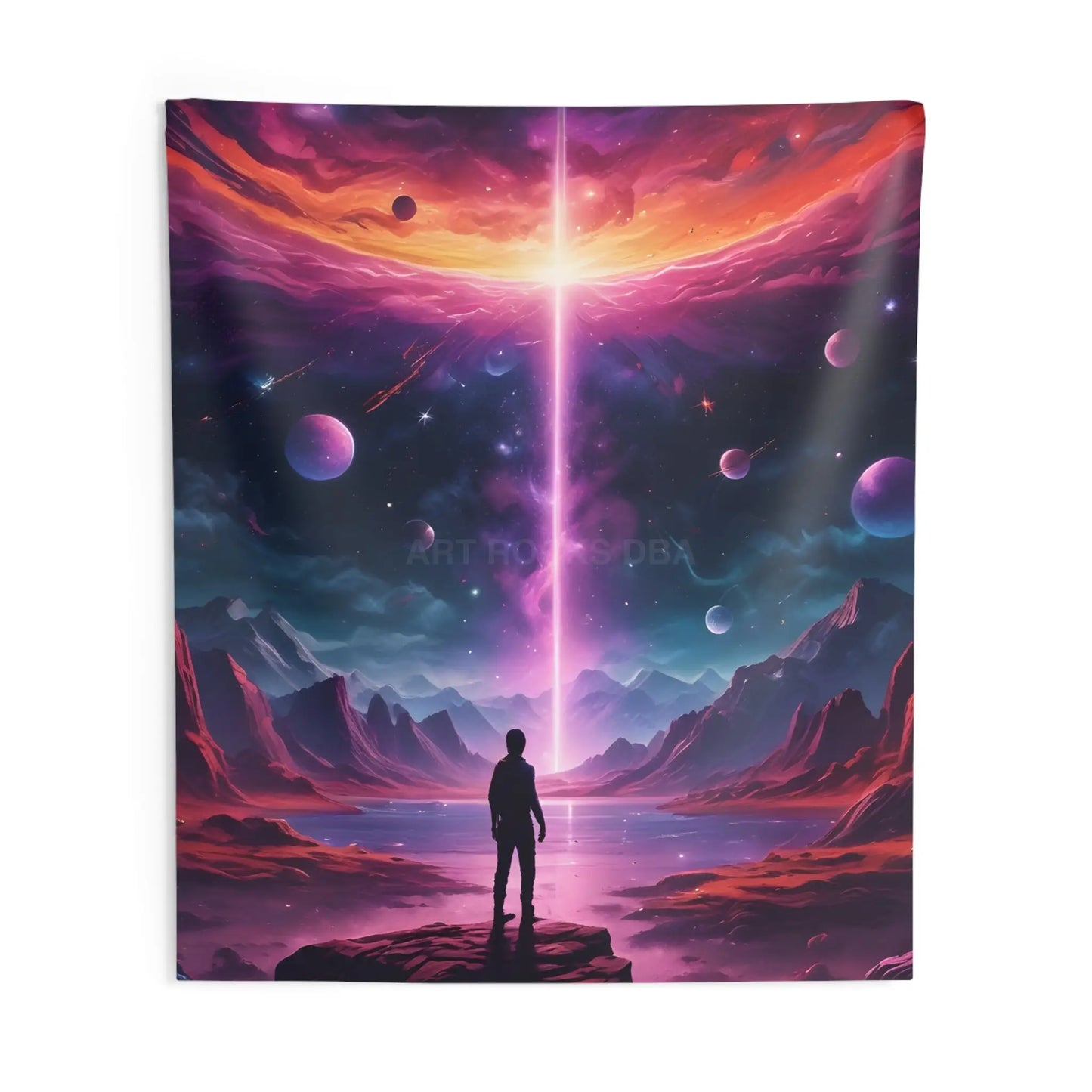 Cosmic Dreamscape Wall Tapestry Boho Home Decor Celestial Wall Hanging Space Art Tapestry Unique Gift for Astronomers