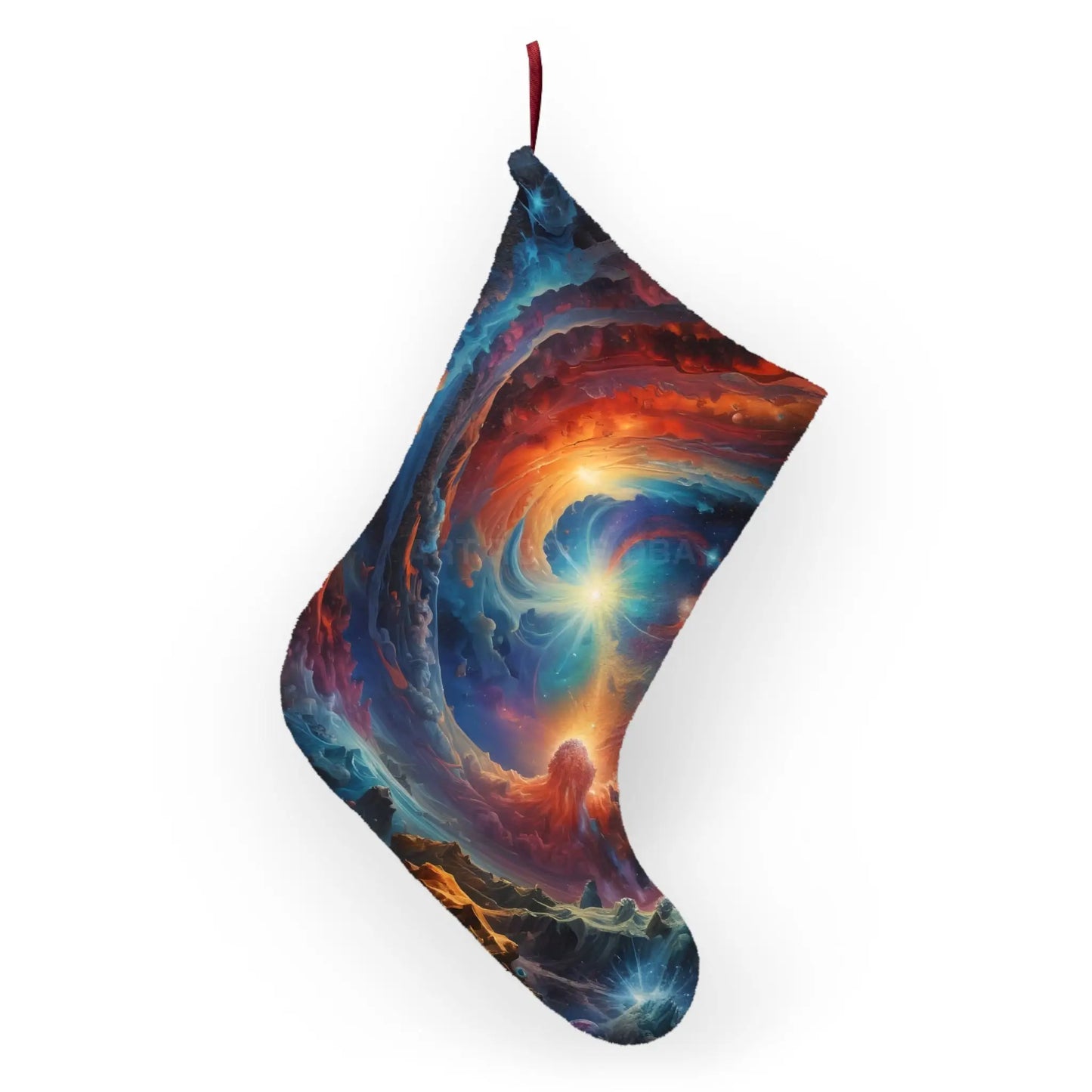 Cosmic Nebula Christmas Stocking - One size - Home Decor