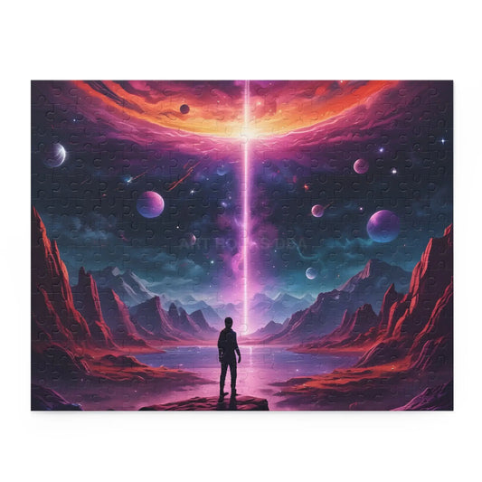 Cosmic Sci-Fi Portal Jigsaw Puzzle- (120/252/500 Piece) - 14’’ × 11’’ (252 pcs) - Puzzle