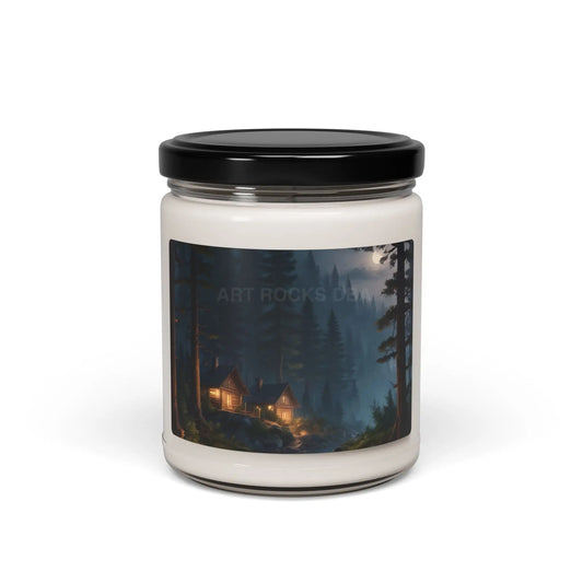 Cozy Forest Retreat Scented Soy Candle Relaxing Aromatherapy Home Decor Gift for Nature Lovers Eco-Friendly Candle 9oz
