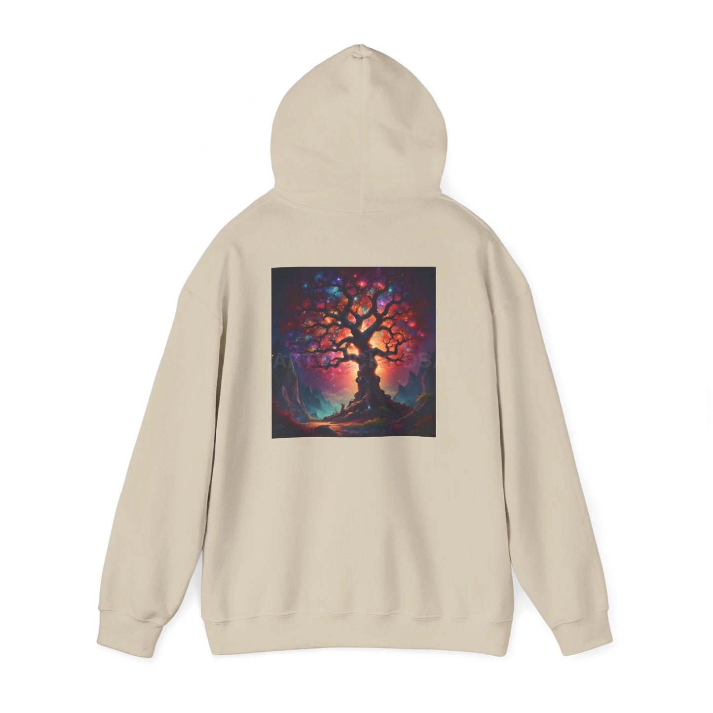 Crystal Tree of Life Hoodie - Cozy Unisex Sweatshirt Gift for Artists Tree of Life Design Art Lover Apparel Perfect
