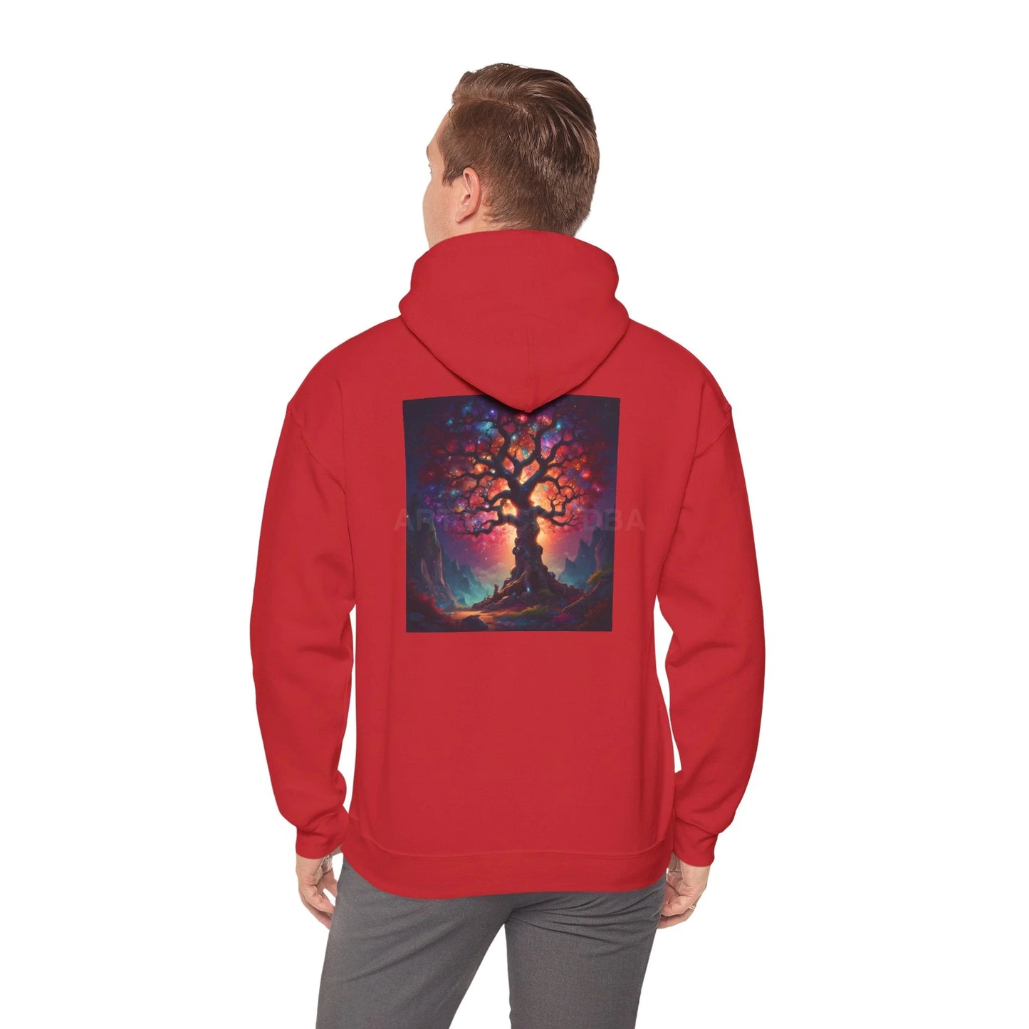 Crystal Tree of Life Hoodie - Cozy Unisex Sweatshirt Gift for Artists Tree of Life Design Art Lover Apparel Perfect