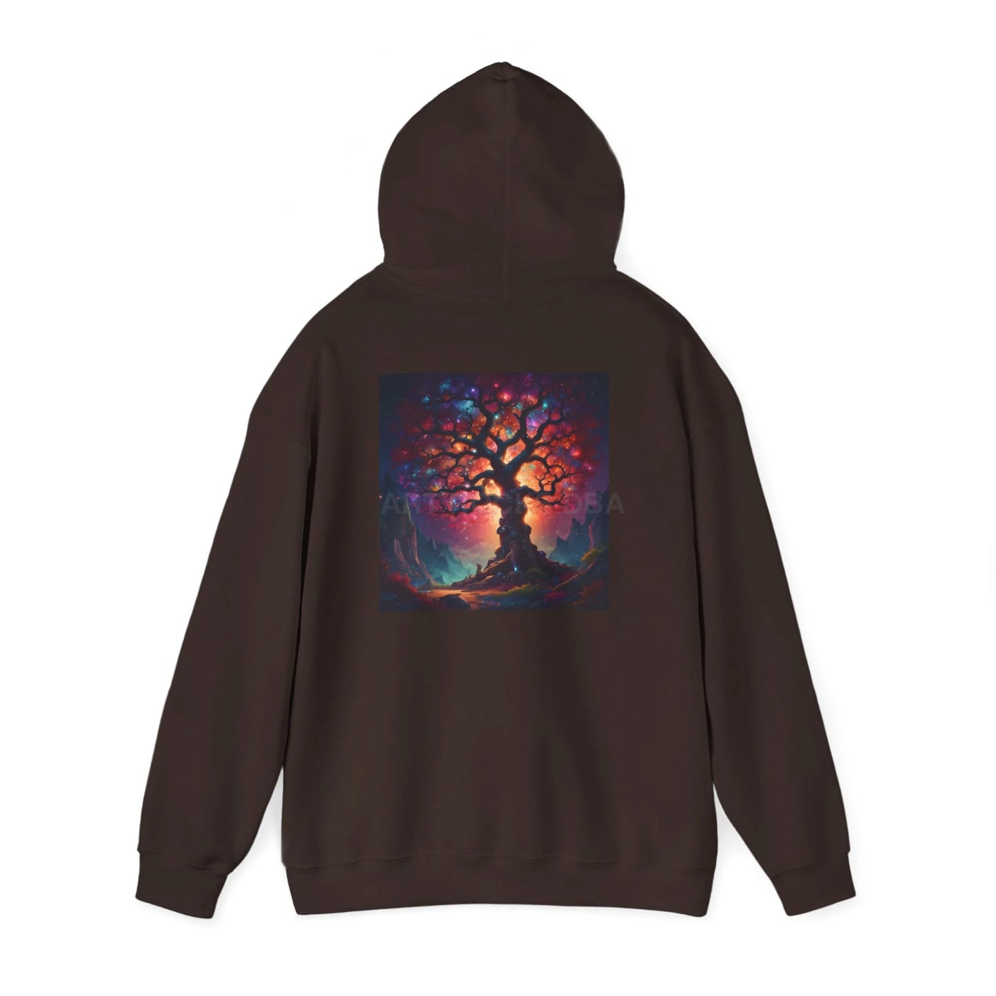 Crystal Tree of Life Hoodie - Cozy Unisex Sweatshirt Gift for Artists Tree of Life Design Art Lover Apparel Perfect