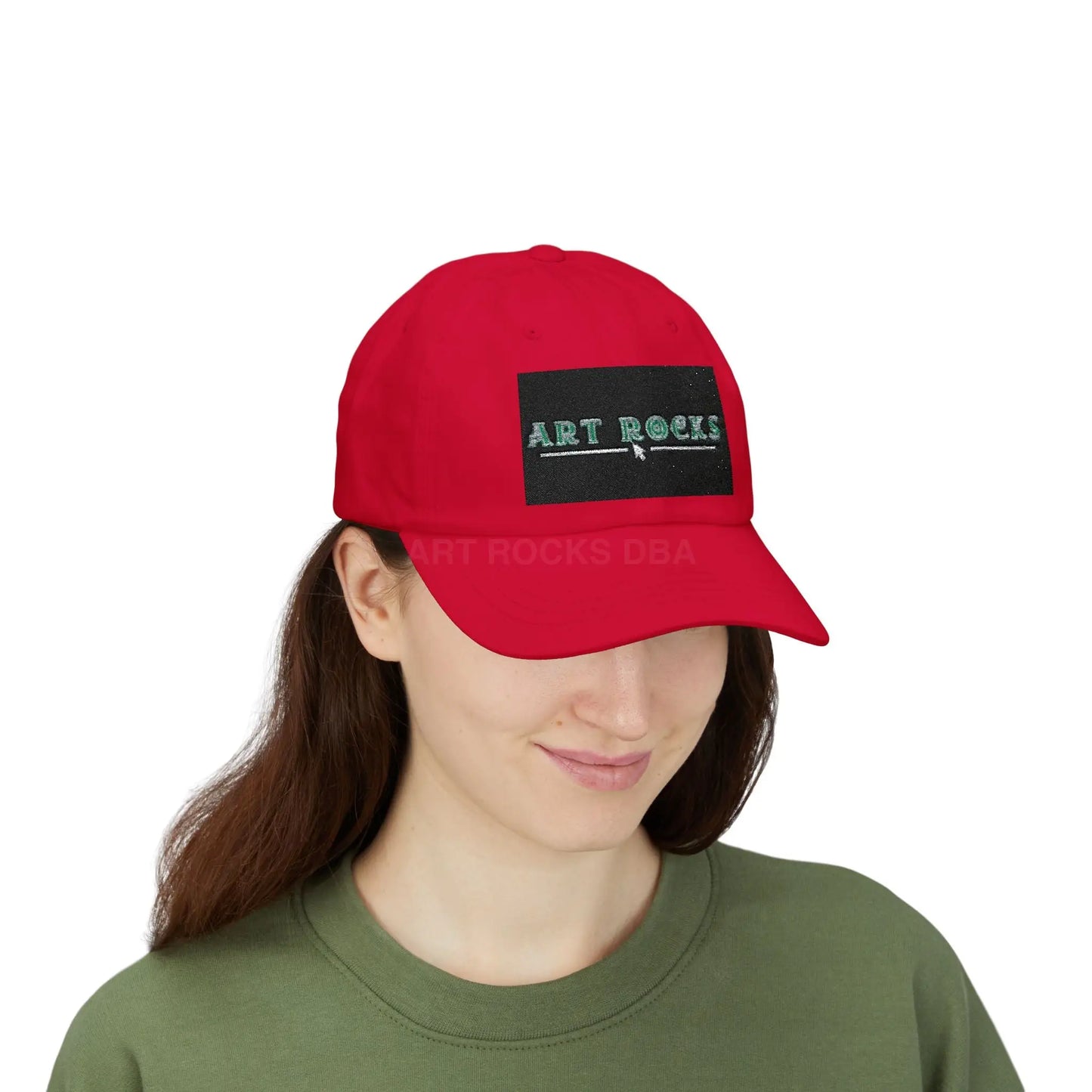 Dad Cap - ’Art Rocks’ Embroidered Baseball Hat - Hats