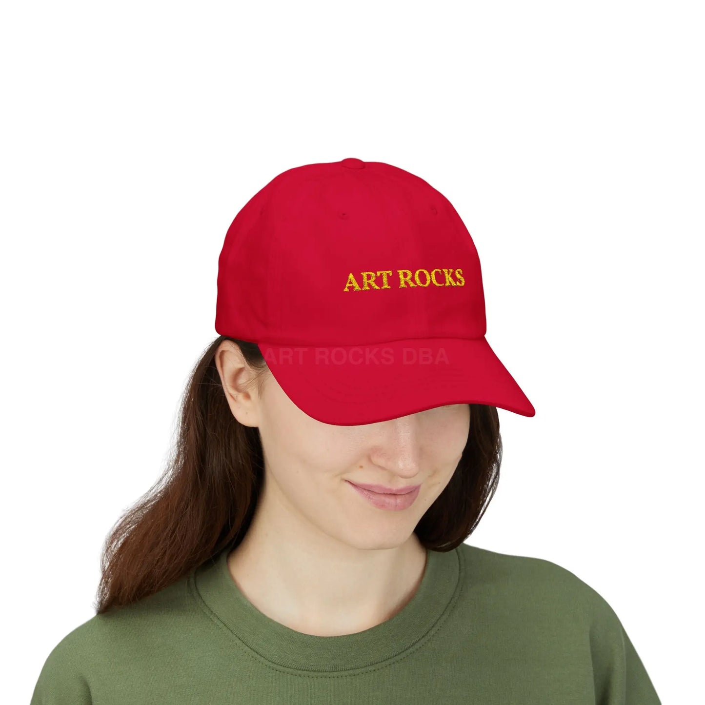 Dad Cap - ’Art Rocks’ Embroidered Baseball Hat - Hats