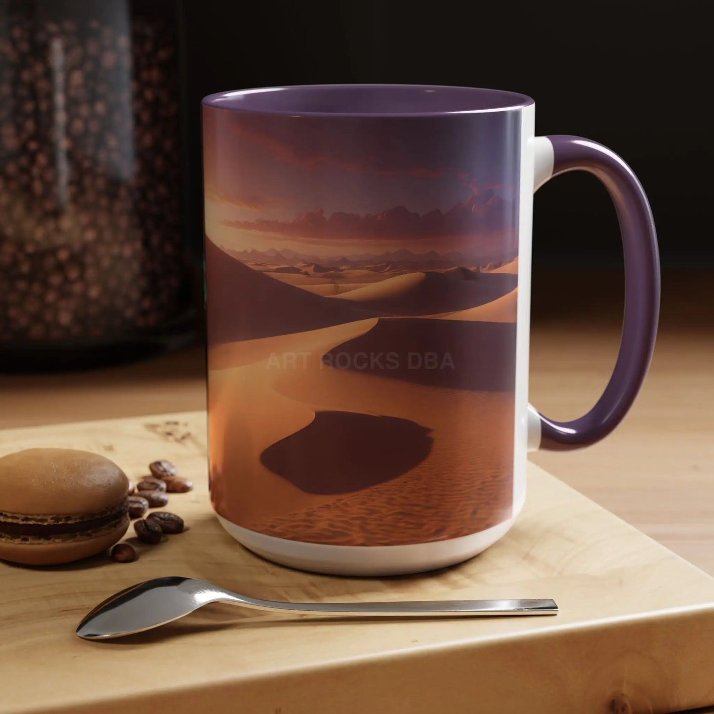 Desert Dunes Accent Coffee Mug — Sunset Sandscape 11/15oz - Mug