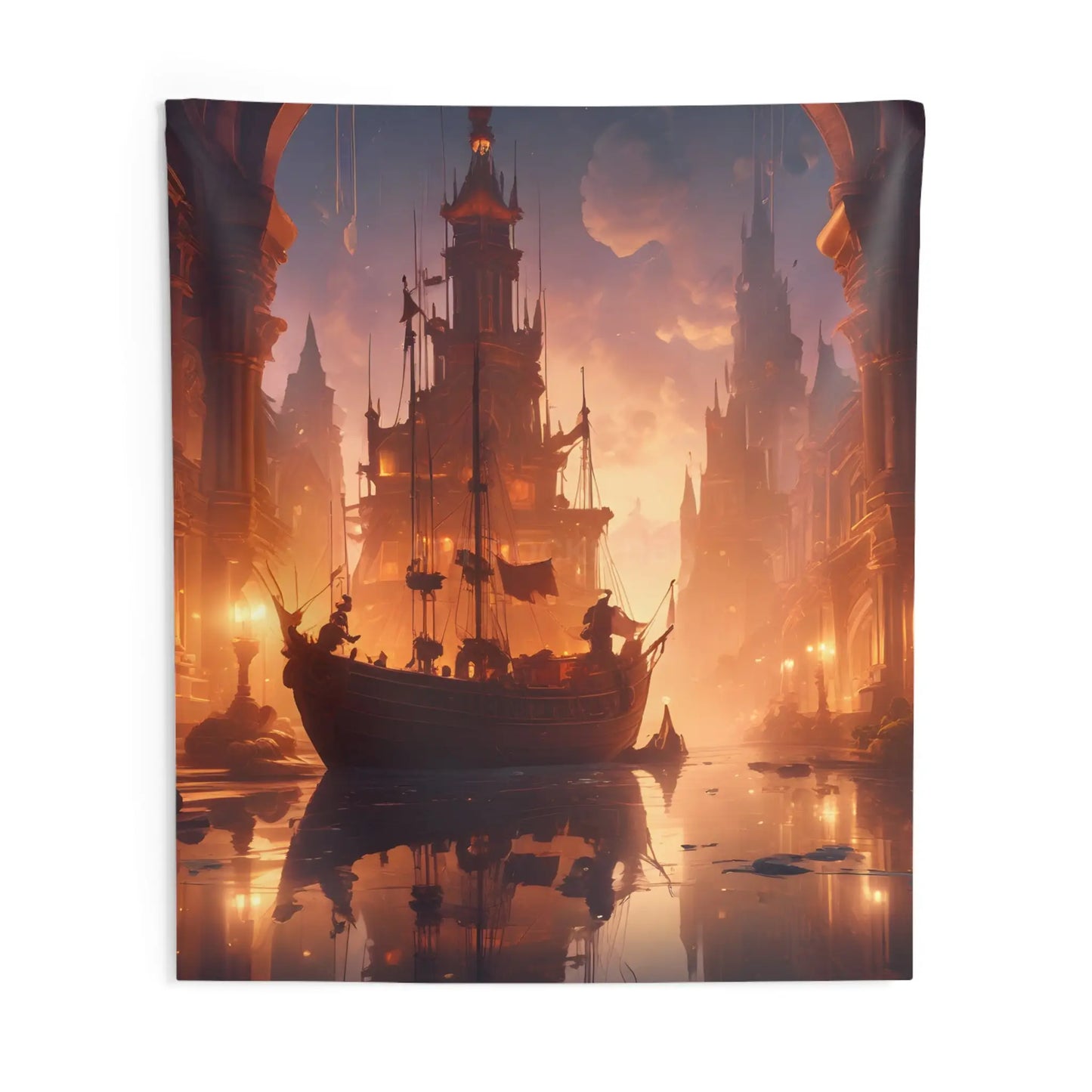 Enchanting Indoor Nautical Wall Tapestry Dreamy Home Decor Coastal Vibe Wanderlust Art Perfect for Living Room Bedroom