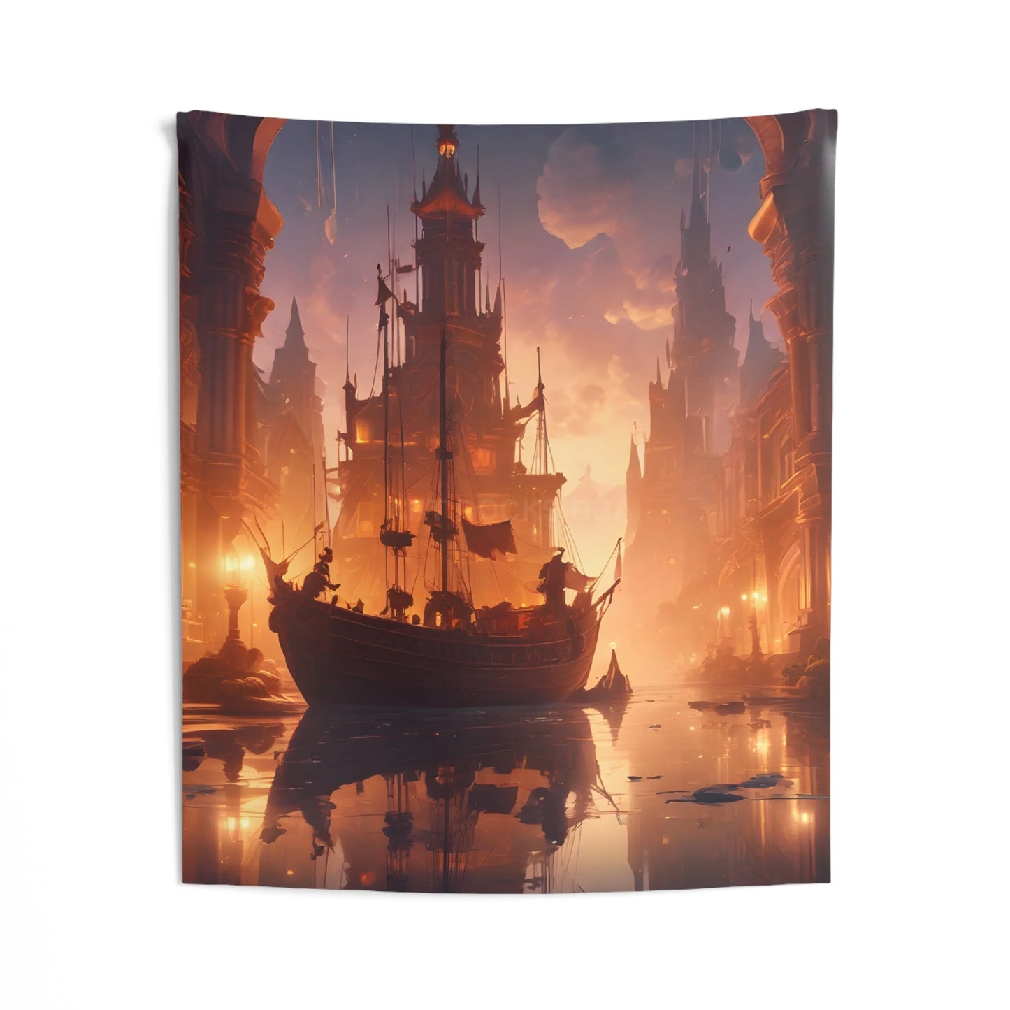 Enchanting Indoor Nautical Wall Tapestry Dreamy Home Decor Coastal Vibe Wanderlust Art Perfect for Living Room Bedroom