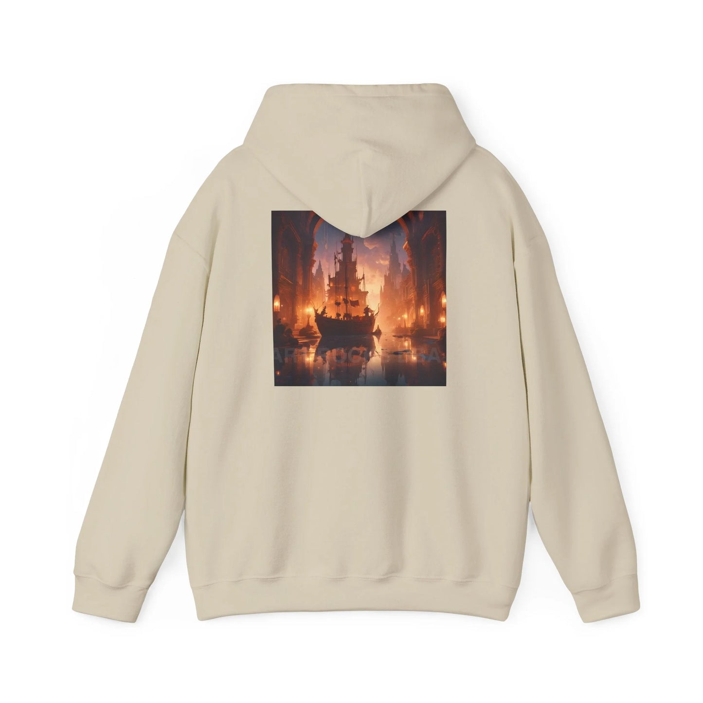 Indoor Ship Heavy Blend Hoodie - Cozy Sweatshirt for Art Lovers Gift for Artists Creative Lounge Wear Perfect for Art
