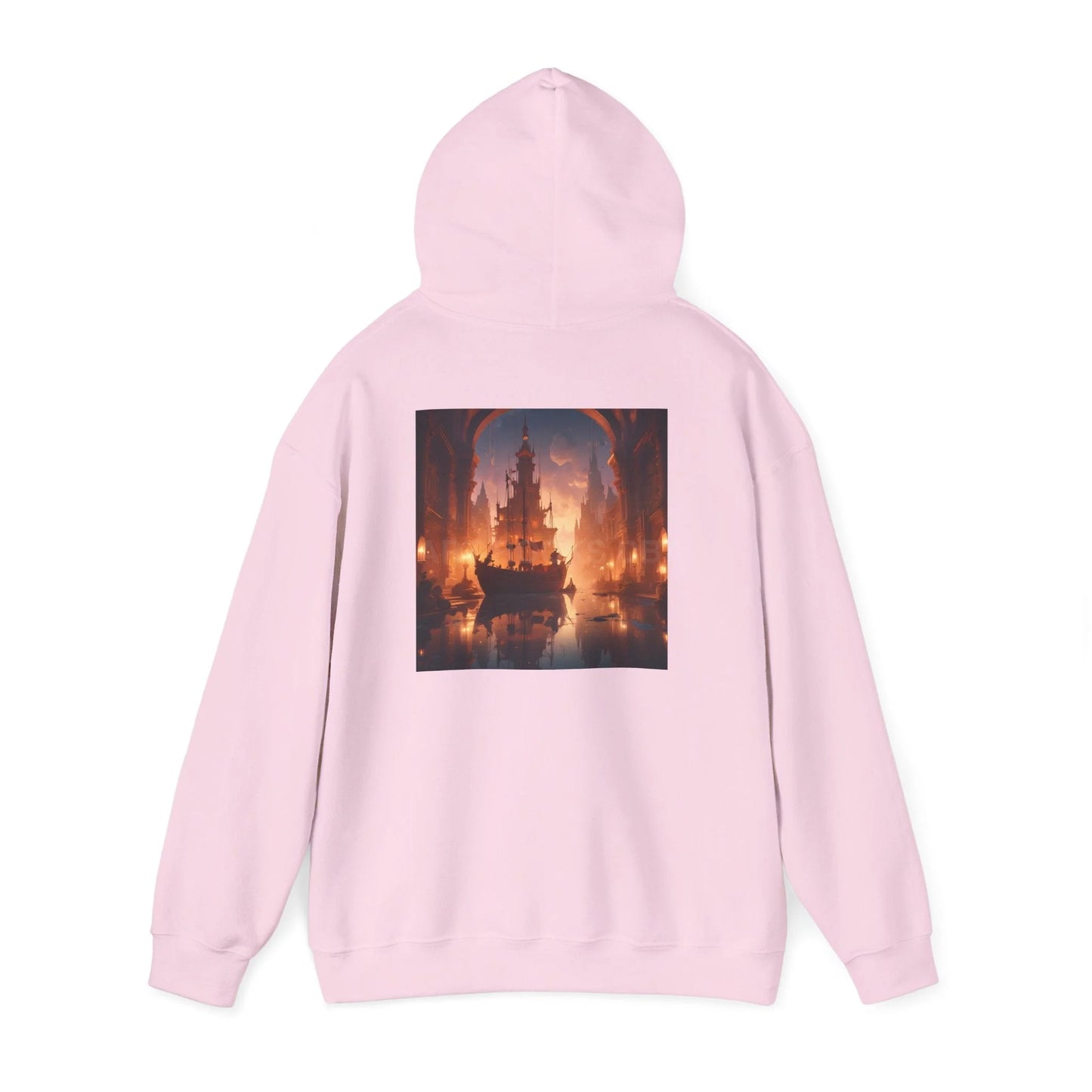 Indoor Ship Heavy Blend Hoodie - Cozy Sweatshirt for Art Lovers Gift for Artists Creative Lounge Wear Perfect for Art