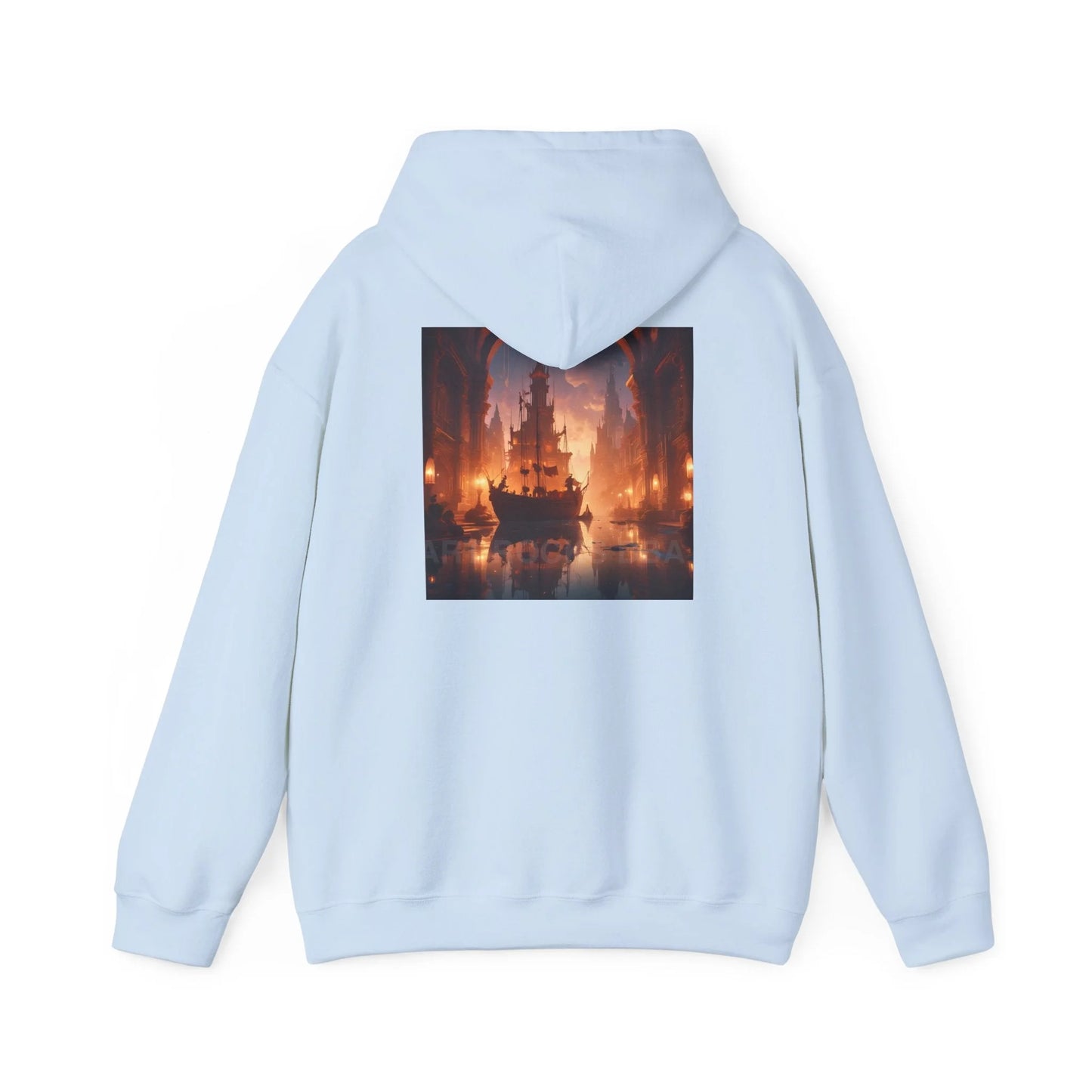 Indoor Ship Heavy Blend Hoodie - Cozy Sweatshirt for Art Lovers Gift for Artists Creative Lounge Wear Perfect for Art