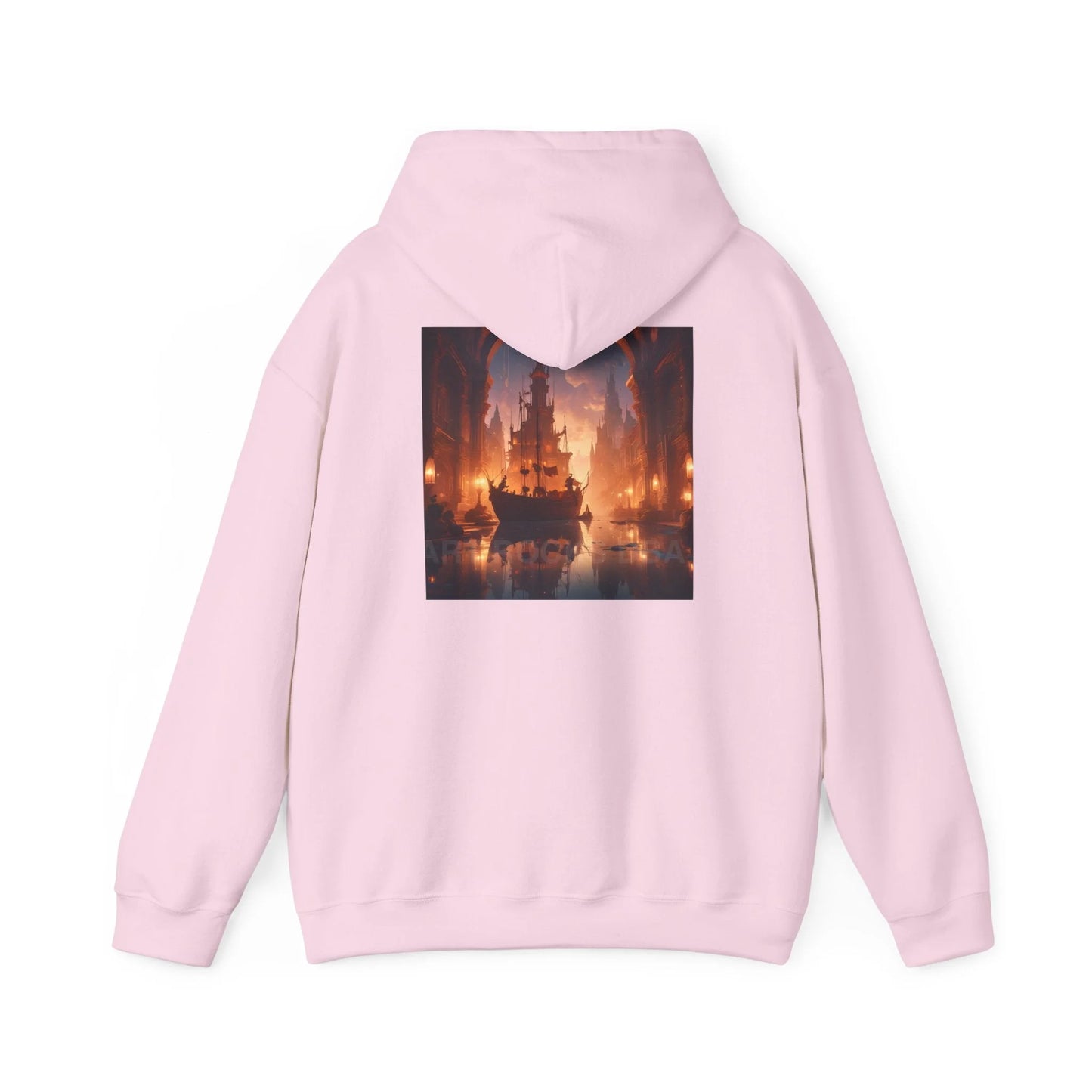 Indoor Ship Heavy Blend Hoodie - Cozy Sweatshirt for Art Lovers Gift for Artists Creative Lounge Wear Perfect for Art