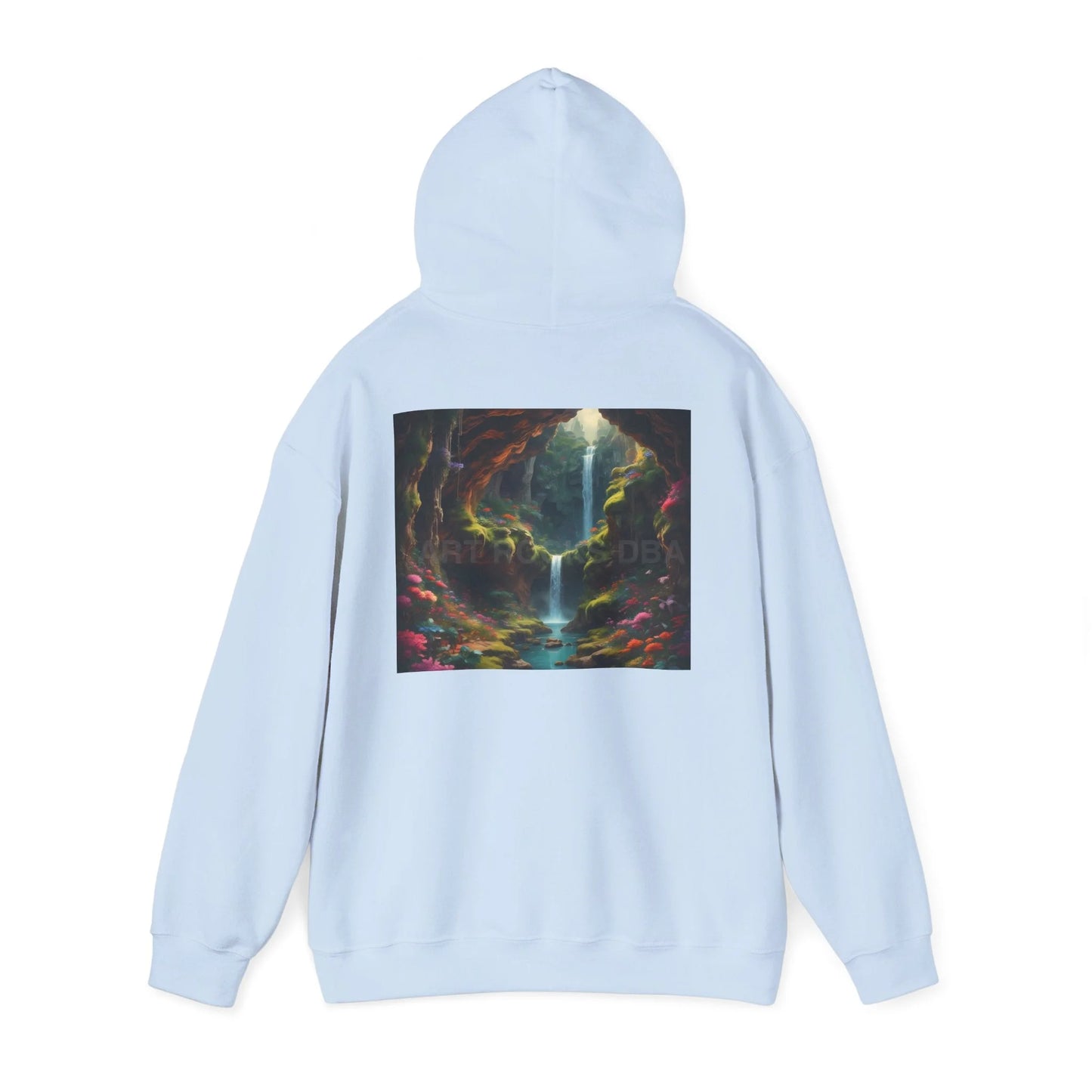 Magical Cave Unisex Hooded Sweatshirt Artistic Gift Cozy Hoodie Unisex Pullover Graphic Sweatshirt Festival Wear