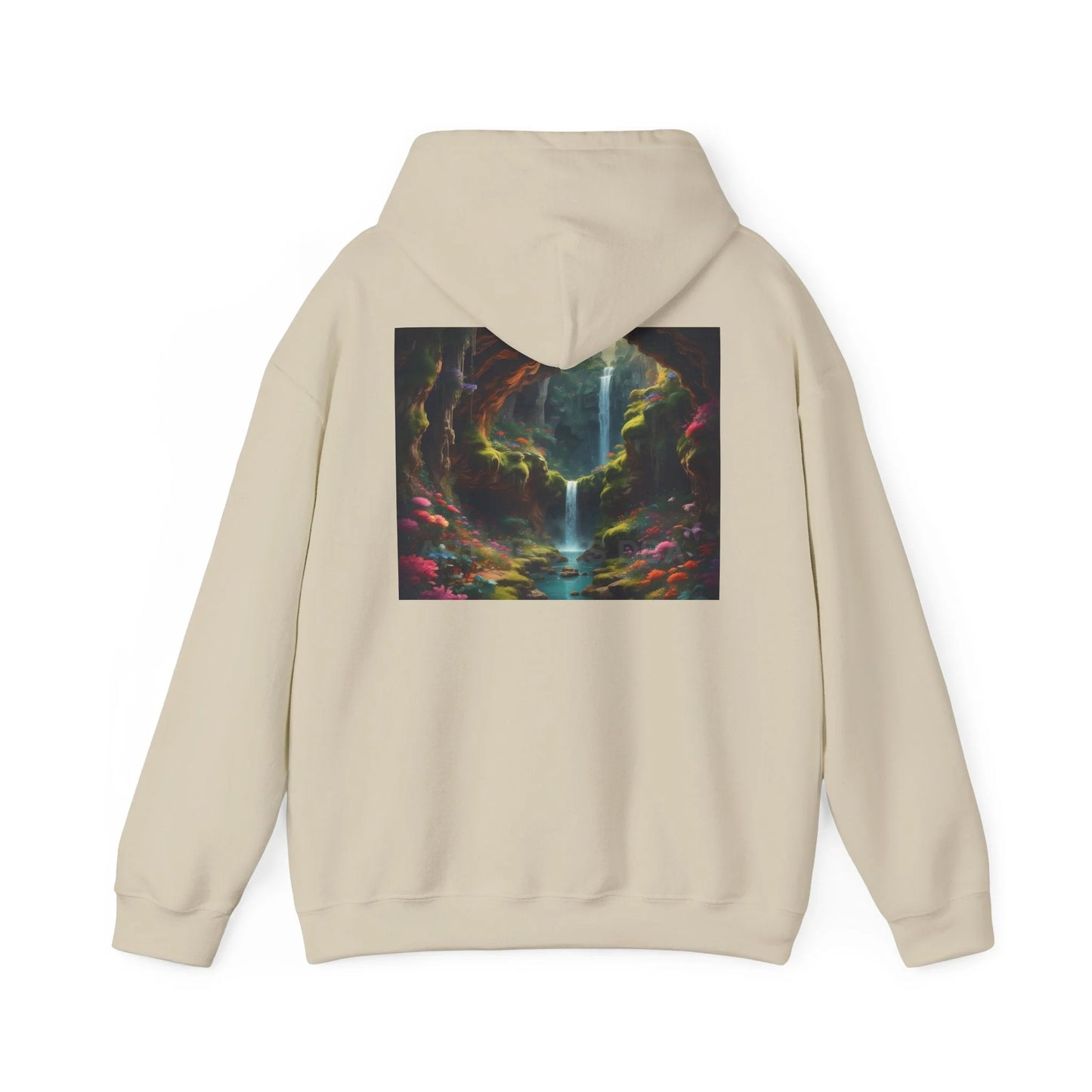 Magical Cave Unisex Hooded Sweatshirt Artistic Gift Cozy Hoodie Unisex Pullover Graphic Sweatshirt Festival Wear
