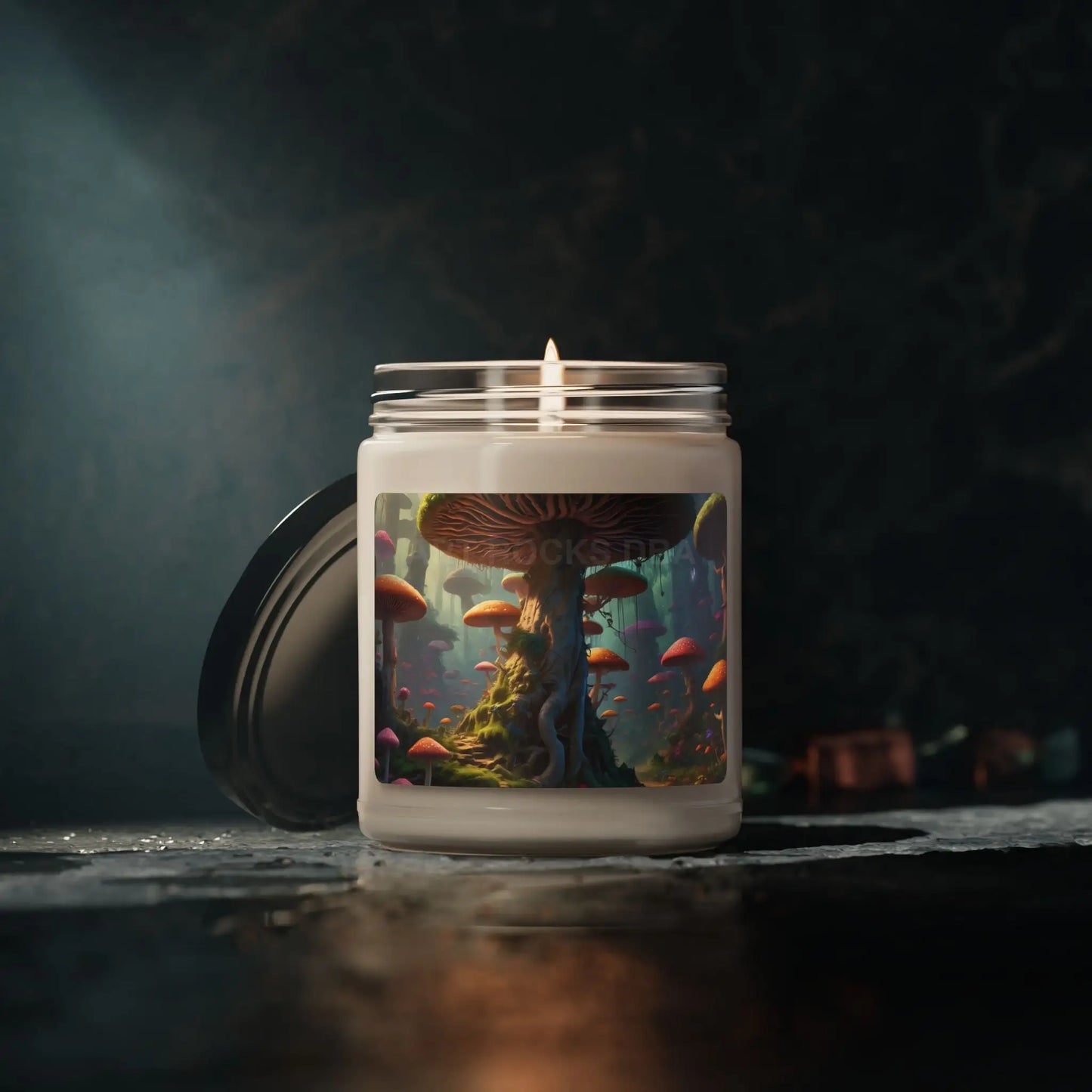 Magical Mushroom Forest Scented Soy Candle Aromatherapy Gift Home Decor Eco-Friendly Candle Relaxation Gift - Home Decor