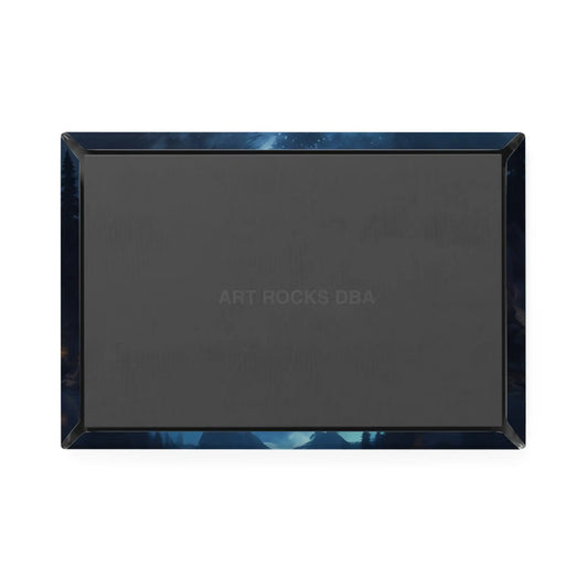 Magnetic Landscape Art Scenic Refrigerator Magnet Home Decor Gifts for Nature Lovers Mountain and Lake Magnet Moonlight