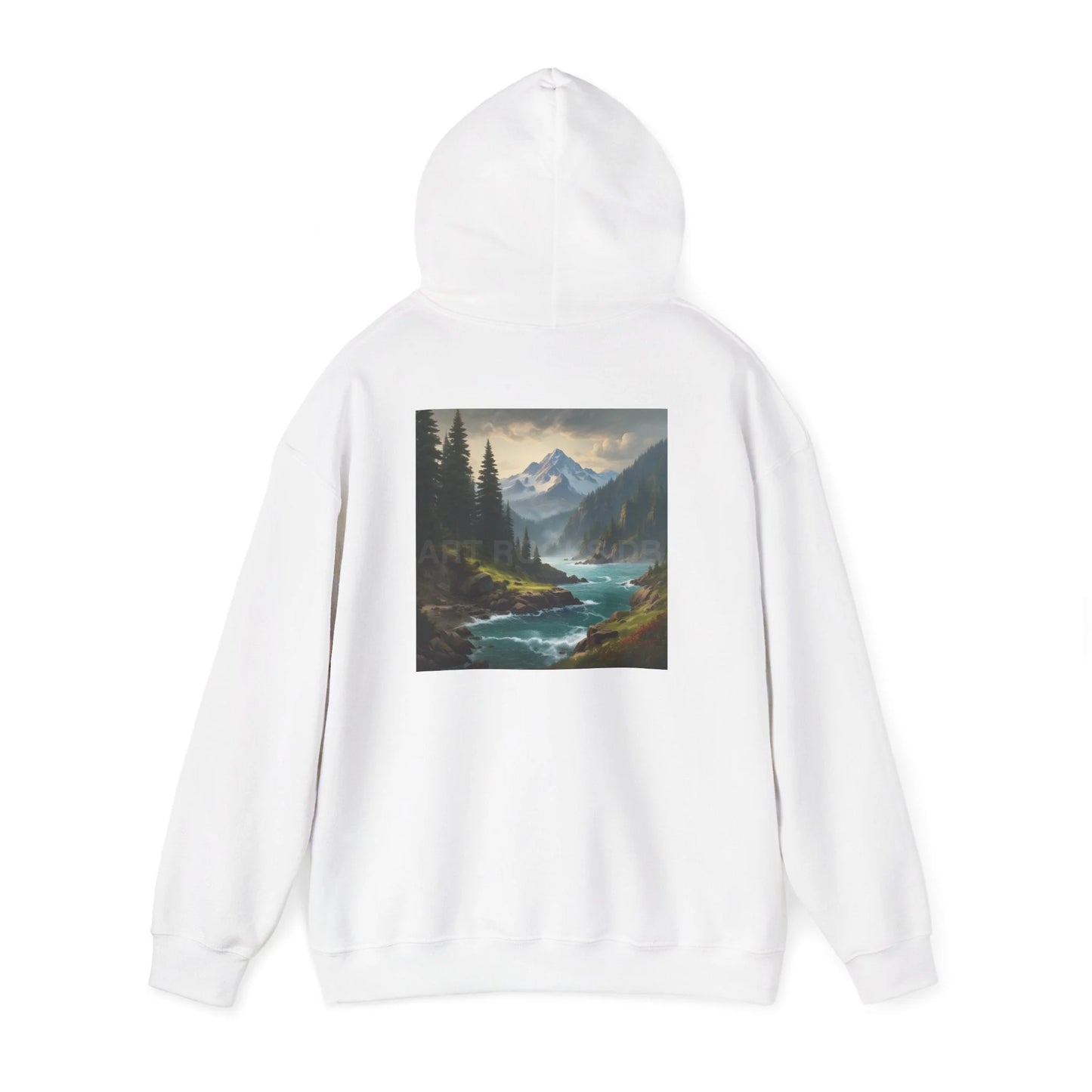 Mountain Hoodie Nature Lover’s Sweatshirt Creative Gift Cozy Art Apparel Unisex Hooded Sweatshirt Hiking Gear Scenic