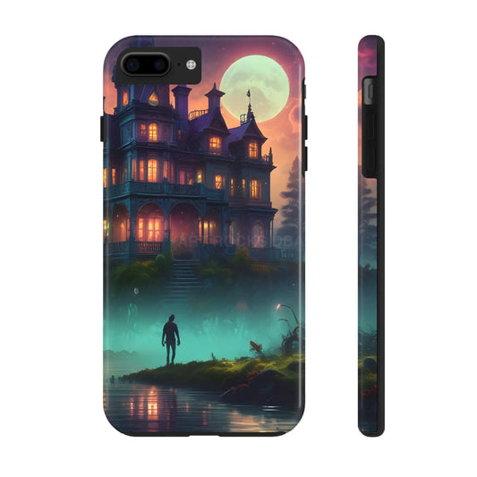 Mystical Haunted Mansion Phone Cases Tough Phone Cover Spooky Gift Halloween Decor Unique Phone Accessory - iPhone 7
