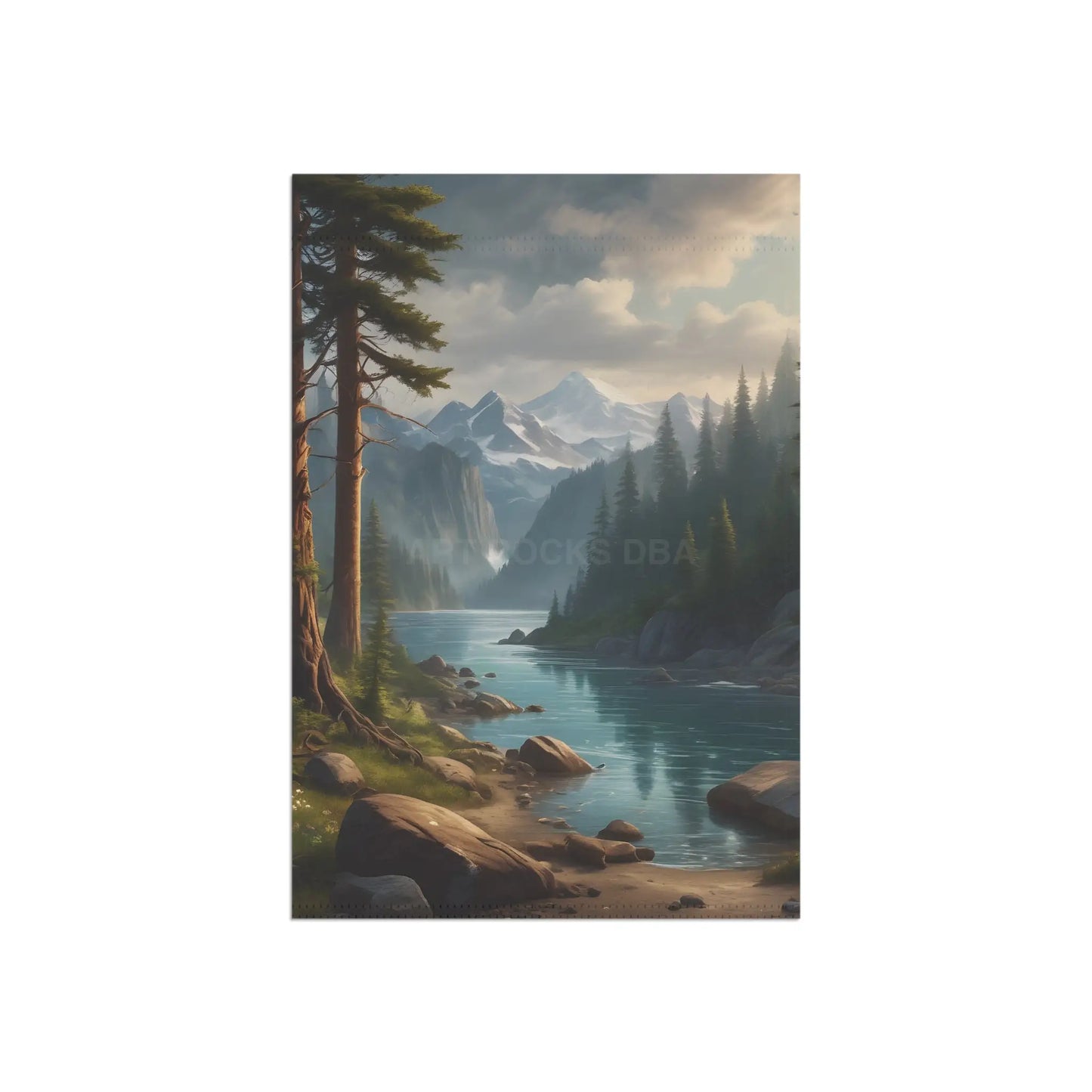 Nature-Inspired Garden Banner with Scenic Landscape Outdoor Decor Seasonal Garden Flag Home and Garden Decoration Gifts