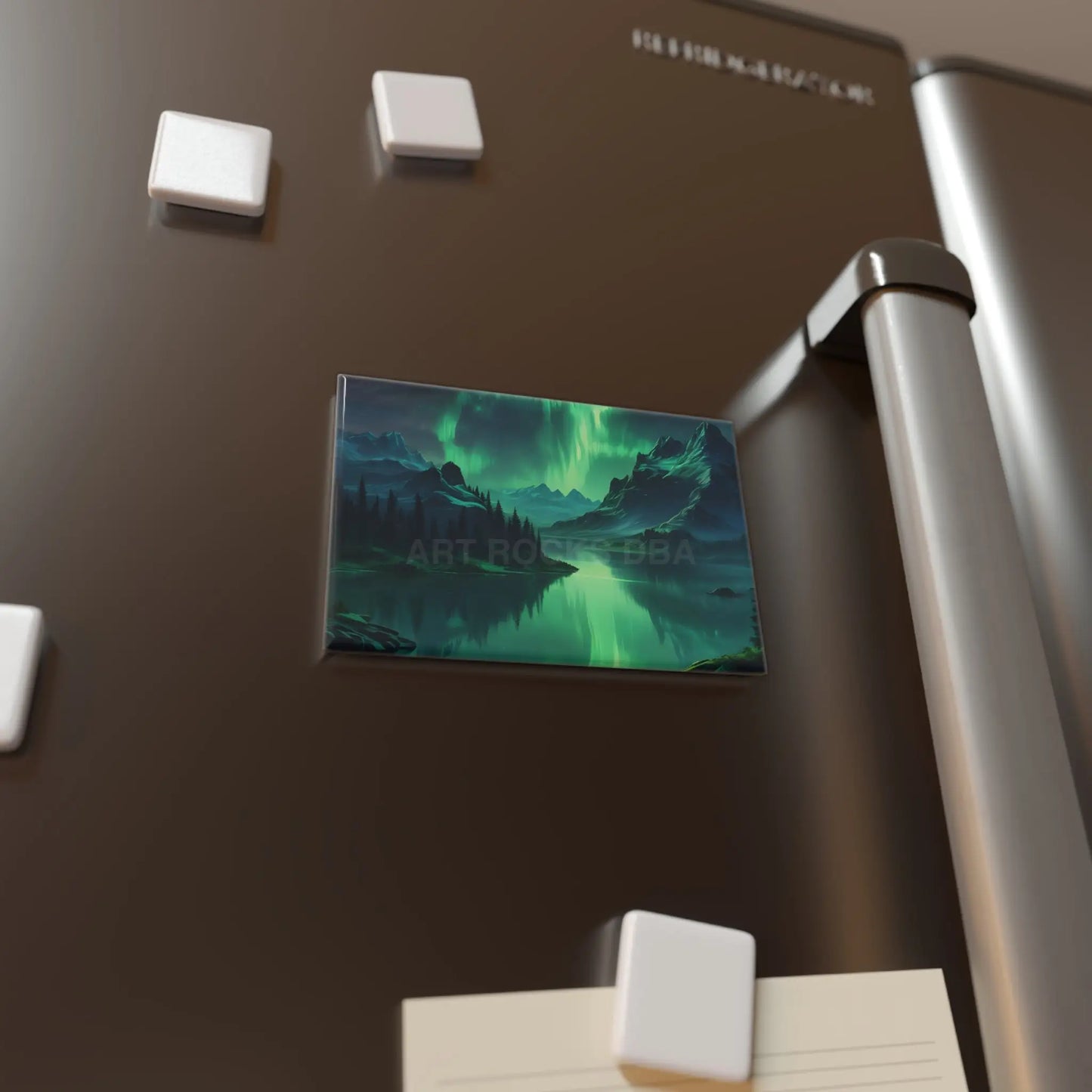 Northern Lights Magnet Aurora Borealis Decoration Nature Lover Gift Home Office Decor Unique Refrigerator Magnet Scenic