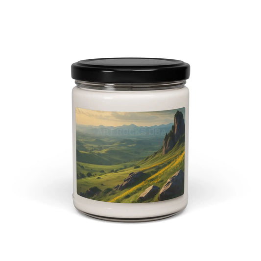 Rolling Hills in The Spring Time Scented Soy Candle | Relaxing Aromatherapy Gift | Home Decor | Eco-Friendly Candle