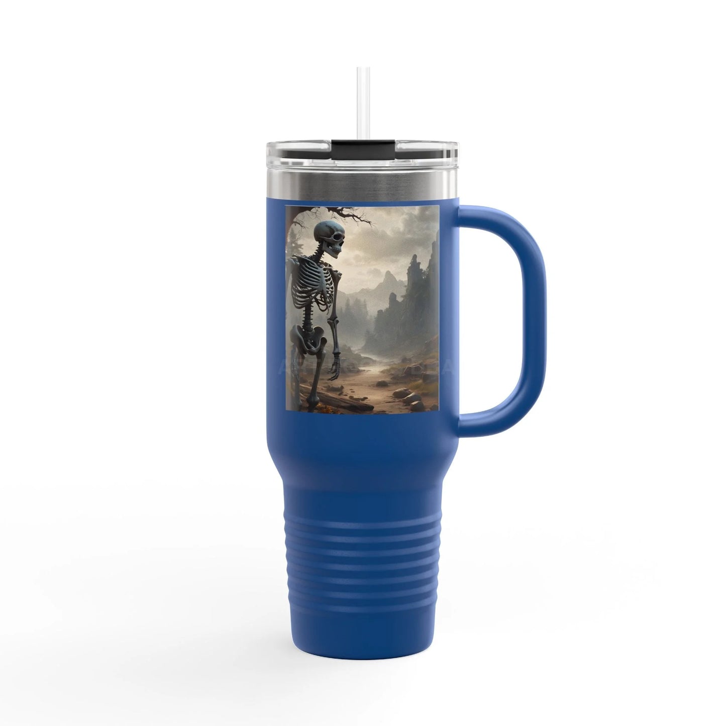 Skeleton Insulated Travel Mug Insulated Cup for Coffee Hot Drinks Halloween Gift Travel Enthusiast Unique Travel Cup