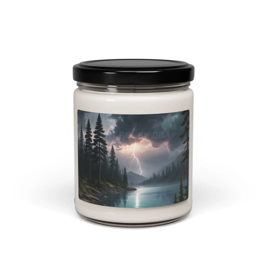 Stormy Lake Scented Candle Aromatherapy Candle for Relaxation Eco-Friendly Gift Home Decor Candle for Meditation