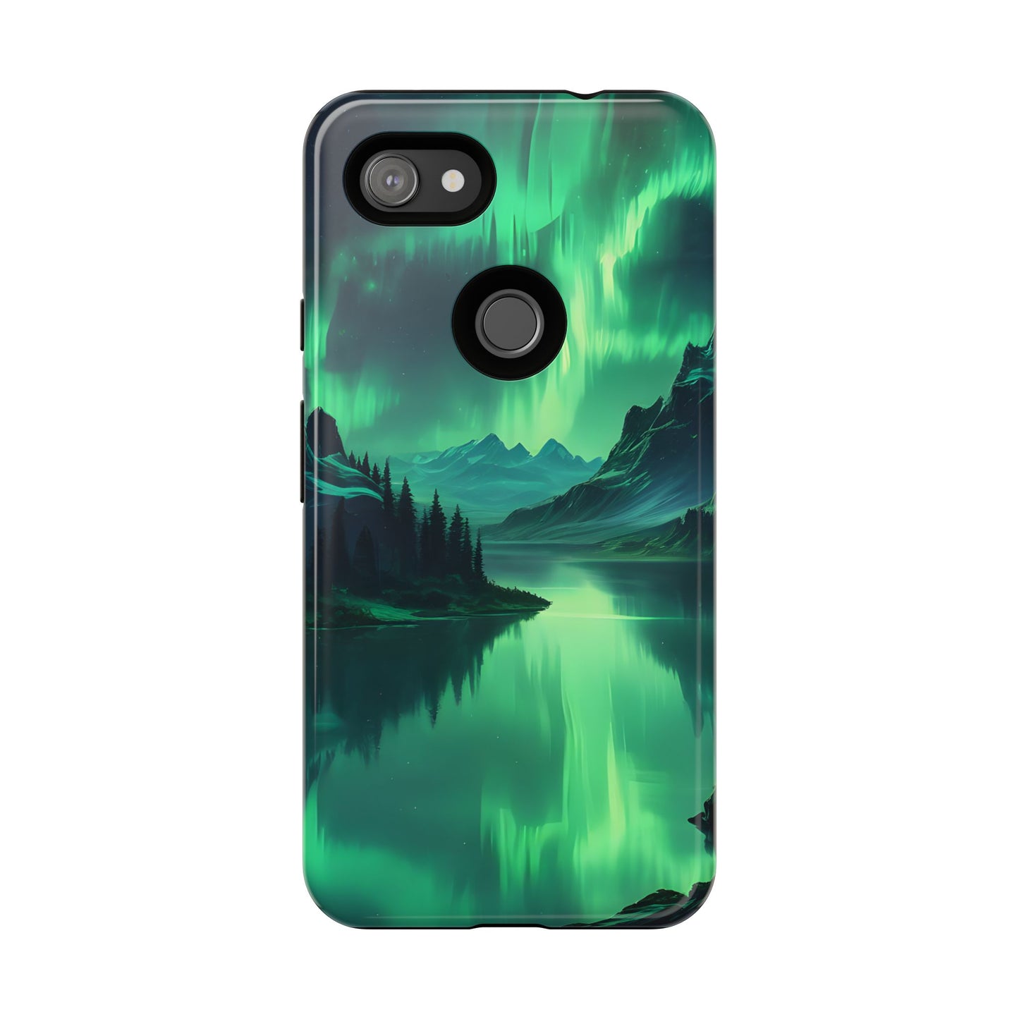 Carcasa para teléfono Aurora Boreal, carcasas resistentes para amantes de la naturaleza, funda para teléfono con arte celestial, regalo único para amigos amantes de la naturaleza, compatible [...]