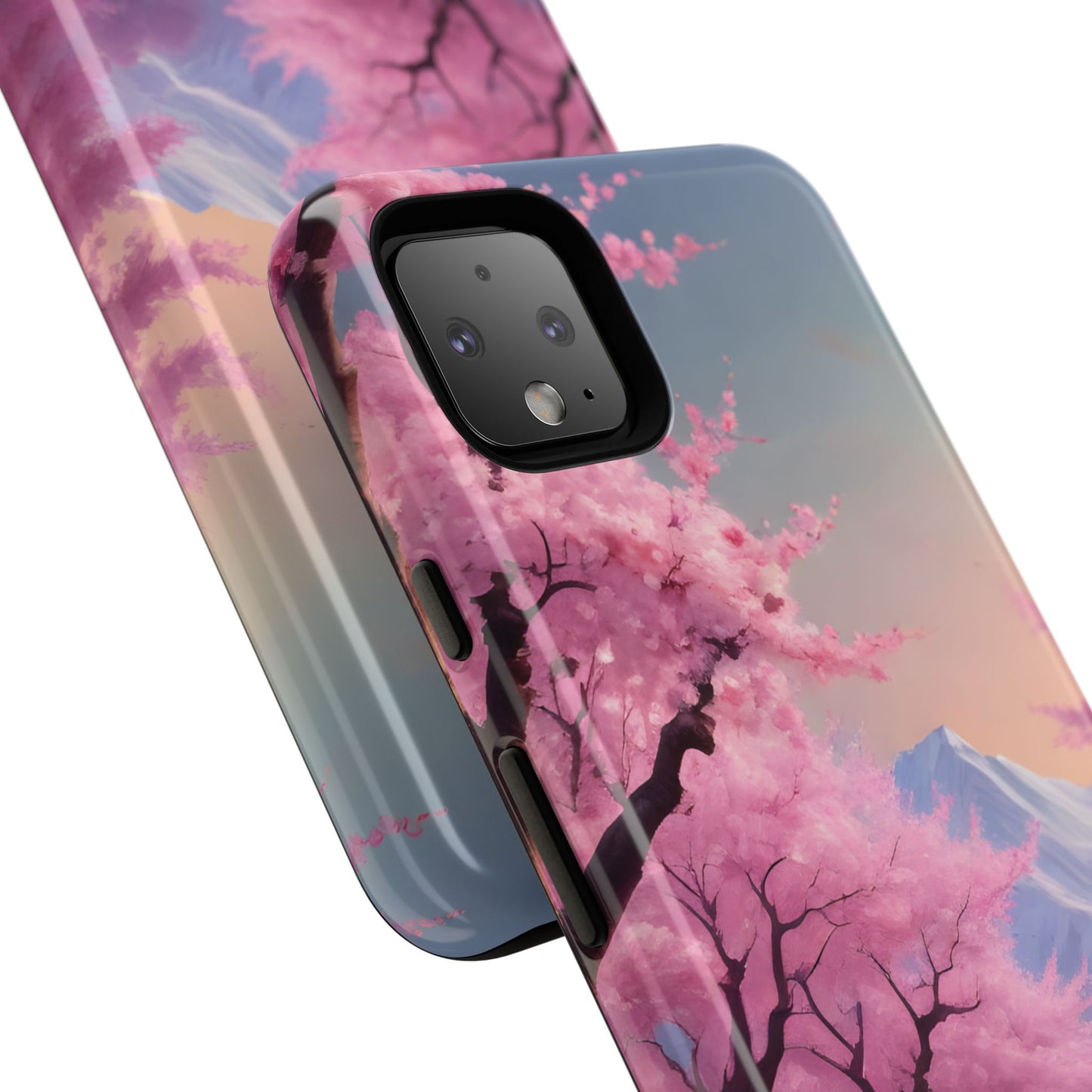 Funda para teléfono con diseño de flor de cerezo, estética primaveral, funda resistente para teléfono, diseño floral, regalo para amantes de la naturaleza, funda Sakura.