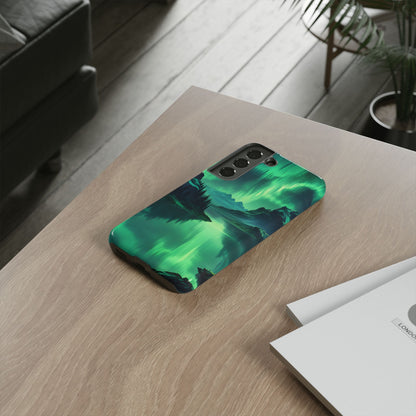 Aurora Borealis Phone Case, Tough Cases for Nature Lovers, Celestial Art Phone Cover, Unique Gift for Outdoorsy Friends, Compatible [...]