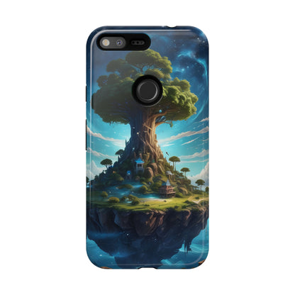 Mystical Tree Phone Case, Tough Cases, Unique Phone Cover, Magical Landscape, Gift for Nature Lovers, Protective Case, Whimsical Design
