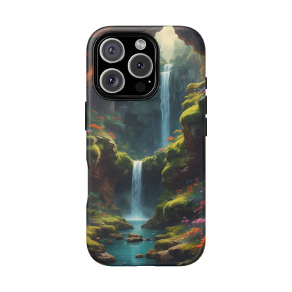 Waterfall Phone Case - Tough Cases, Waterfall Design, Aesthetic Phone Cover, Gift for Nature Lovers, Phone Protector