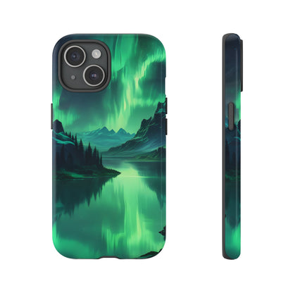Aurora Borealis Phone Case, Tough Cases for Nature Lovers, Celestial Art Phone Cover, Unique Gift for Outdoorsy Friends, Compatible [...]