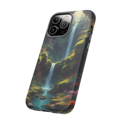 Waterfall Phone Case - Tough Cases, Waterfall Design, Aesthetic Phone Cover, Gift for Nature Lovers, Phone Protector