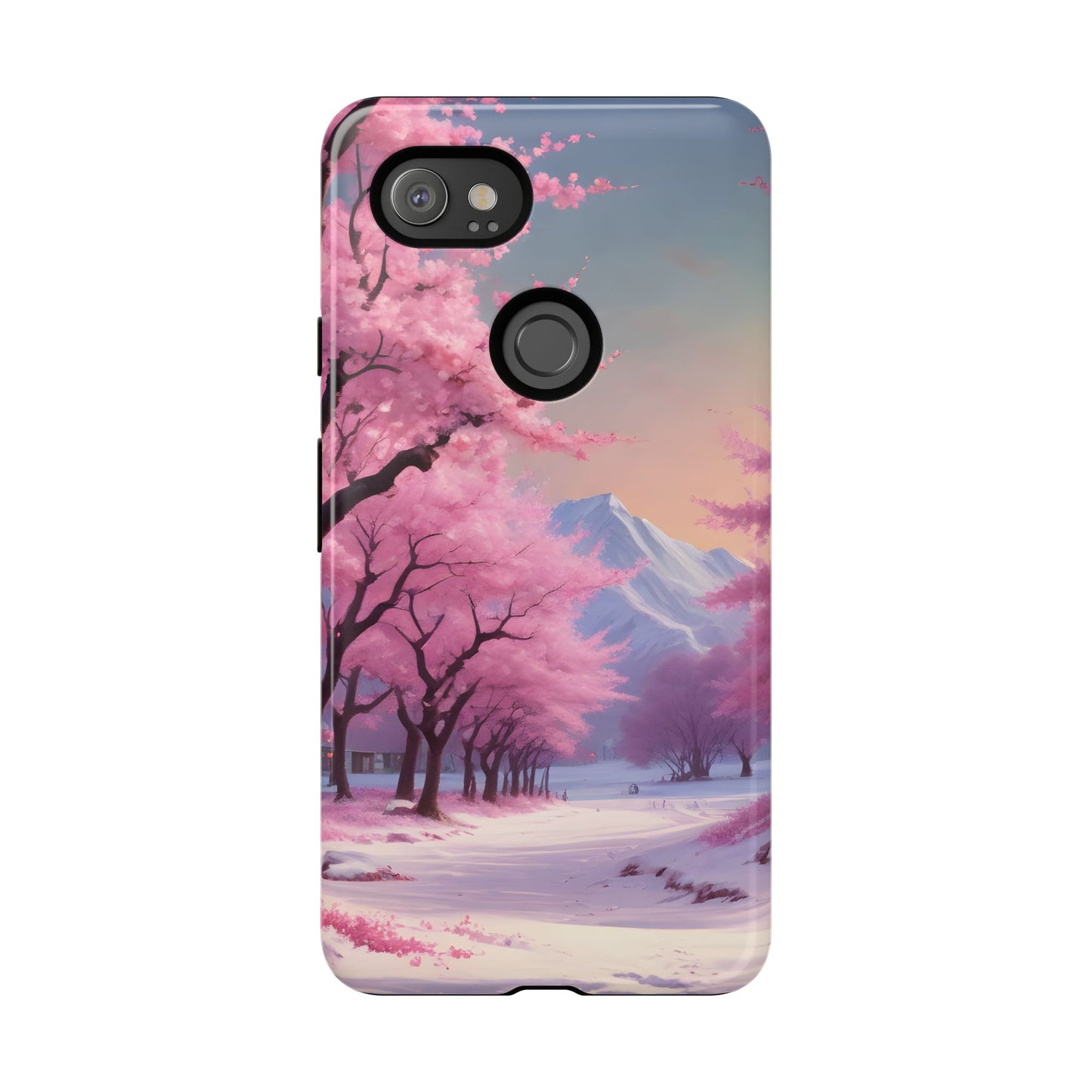 Funda para teléfono con diseño de flor de cerezo, estética primaveral, funda resistente para teléfono, diseño floral, regalo para amantes de la naturaleza, funda Sakura.