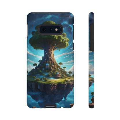 Mystical Tree Phone Case, Tough Cases, Unique Phone Cover, Magical Landscape, Gift for Nature Lovers, Protective Case, Whimsical Design