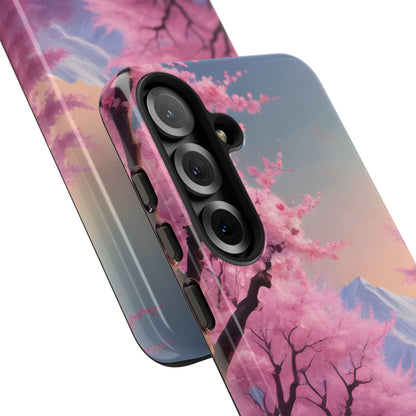 Cherry Blossom Phone Case, Spring Aesthetic, Tough Phone Cover, Floral Design, Nature Lover Gift, Sakura Case