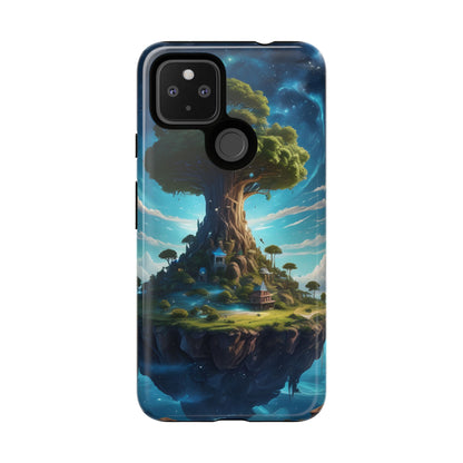 Mystical Tree Phone Case, Tough Cases, Unique Phone Cover, Magical Landscape, Gift for Nature Lovers, Protective Case, Whimsical Design