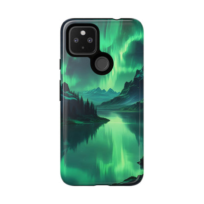 Aurora Borealis Phone Case, Tough Cases for Nature Lovers, Celestial Art Phone Cover, Unique Gift for Outdoorsy Friends, Compatible [...]