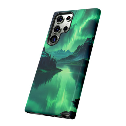 Aurora Borealis Phone Case, Tough Cases for Nature Lovers, Celestial Art Phone Cover, Unique Gift for Outdoorsy Friends, Compatible [...]